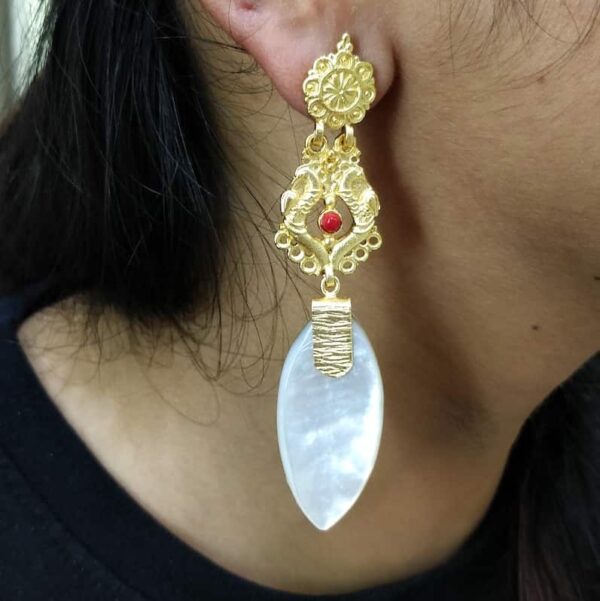 Harappan Long Dangling Earrings Body