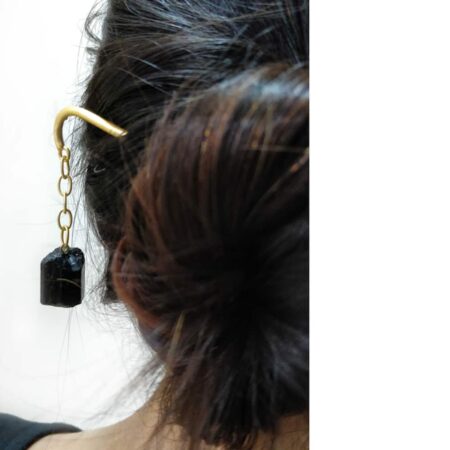 Black Dangling Hair Pin