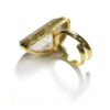 Good Vibes Quartz Gold Plated Statement Rings - Image 3