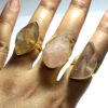 Good Vibes Quartz Gold Plated Statement Rings - Image 7