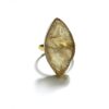 Good Vibes Quartz Gold Plated Statement Rings - Image 6