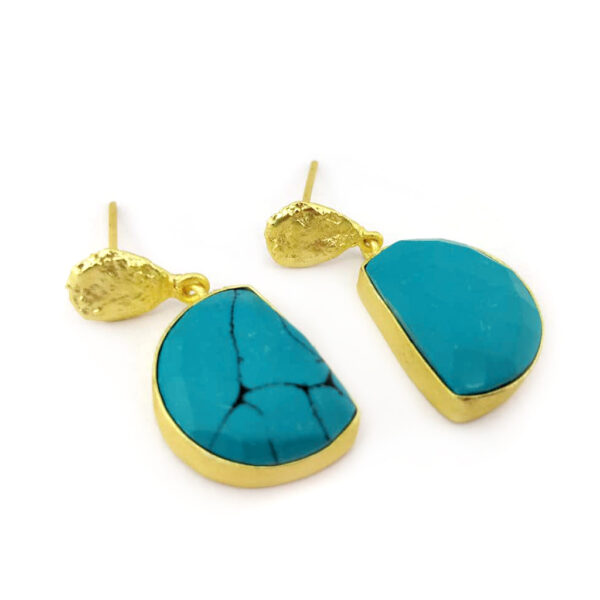Rozana Turquoise Earrings for Daily Wear